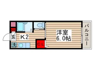 マンションアベニュー【2階】の間取り