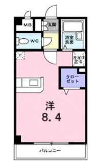 ヴィンテージK【2階】の間取り