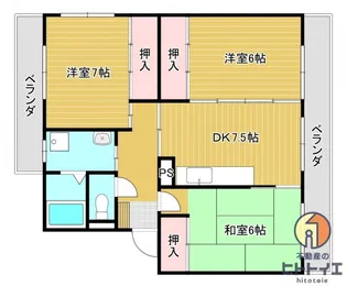 クイーン・ビーマンション【3階】の間取り