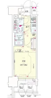 プレサンスジェネ葵【8階】の間取り