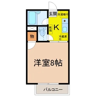 アルテ・ブリュッケ【1階】の間取り