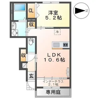 フレグラント・オリーヴの間取り