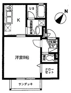 つつじヶ丘グリーンパレス【1階】の間取り
