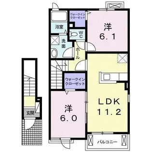 ライグッドVI C【2階】の間取り