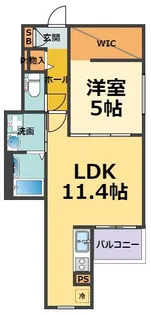 REGALEST武庫川III【2階】の間取り