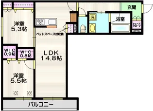 Belle Grace【3階】の間取り