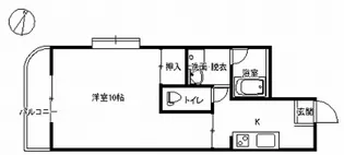 クレールIWAI【3階】の間取り