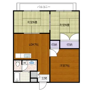 レジデンス三笠山【3階】の間取り