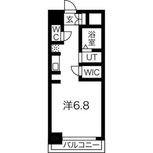 アークアベニュー梅田北【2階】の間取り