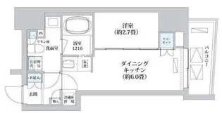 Luma高輪【5階】の間取り