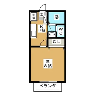 ウインズガーデン【1階】の間取り