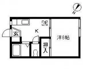 ビラデコスタ第一【1階】の間取り