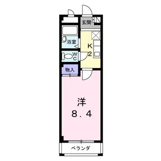 リヴェールマキ【2階】の間取り