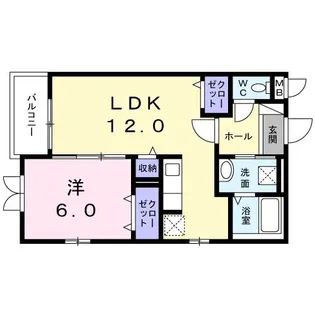 Sun blue【2階】の間取り