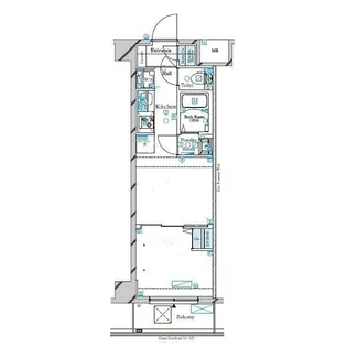 ガリシア品川南大井【1階】の間取り