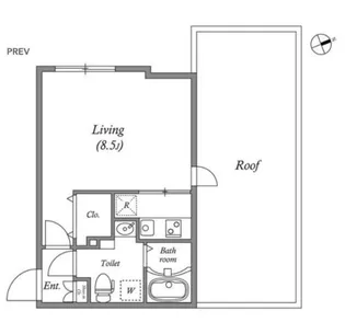 MODULOR祐天寺【4階】の間取り