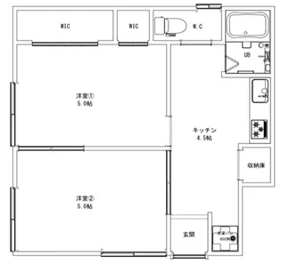 Mフラッツ【1階】の間取り