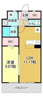 DRESSE有玉【3階】の間取り