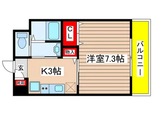 FLAT s元八事【1階】の間取り