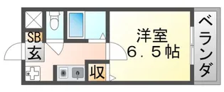 チサトハイツIII【1階】の間取り