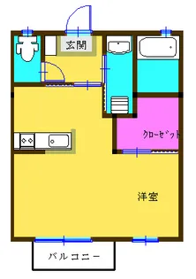 プライムスクエアー壱番館【1階】の間取り
