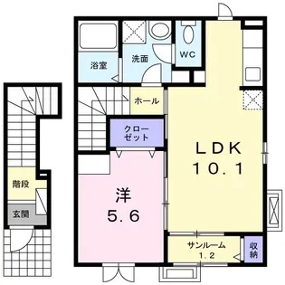 ミント【2階】の間取り