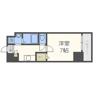 アドバンス大阪城アンジュ【14階】の間取り