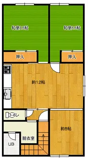 佐野ビル2階【2階】の間取り