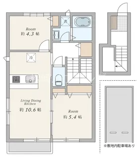 プラムパレス有波【2階】の間取り