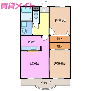 ファミーユ・レイ【1階】の間取り