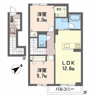 ShaMaison SAKURA【2階】の間取り