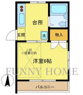ハイムロカ7【2階】の間取り