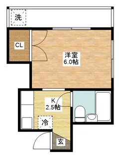 コスモス壱番館【3階】の間取り