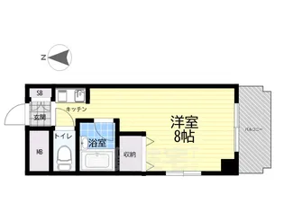 ロマネスク姫島【3階】の間取り