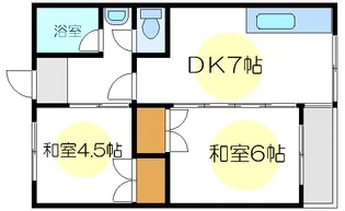 道ヶ島レジデンス【2階】の間取り