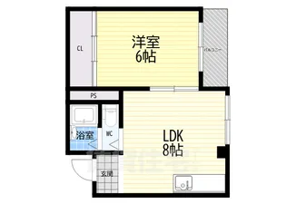 ストロング第1新大阪【2階】の間取り