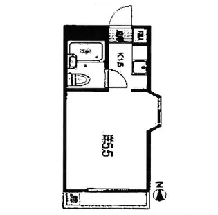 ユースフル笹塚【3階】の間取り