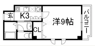 メディナ烏丸【10階】の間取り