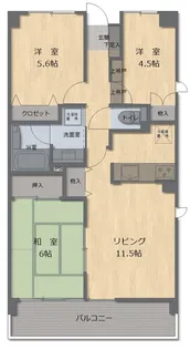 Great Heim【5階】の間取り