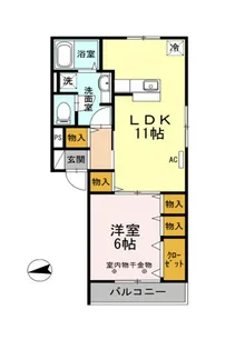 プランドルコート【3階】の間取り