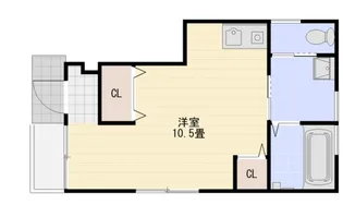 プリッ2荒川【1階】の間取り