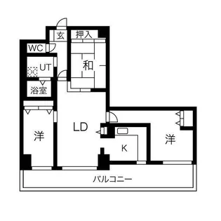 ラ・ヴェルト円山【7階】の間取り