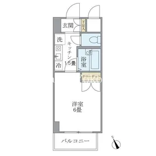 KDXレジデンス横浜関内【2階】の間取り
