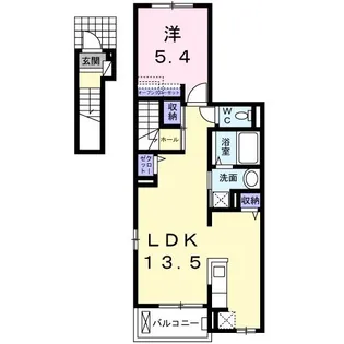 リヴァプ-ル【2階】の間取り