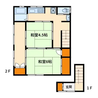 リカハウスA【2階】の間取り