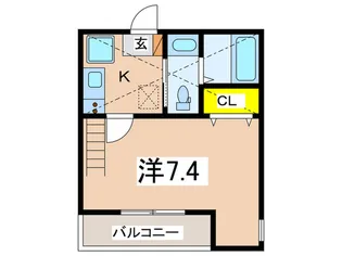 アネックス堀ノ内【2階】の間取り