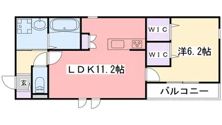 カサキーナ【2階】の間取り