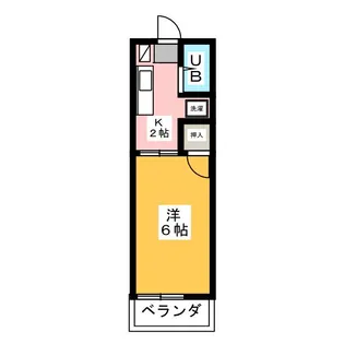 愛新コーポ C【2階】の間取り