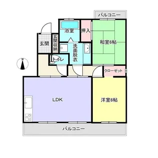 エクセルオオタケ【3階】の間取り