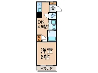 JLBグランエクリュ常盤台III【4階】の間取り